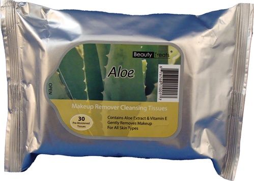 Removedor de maquiagem Cleansing Tissues - ALOE